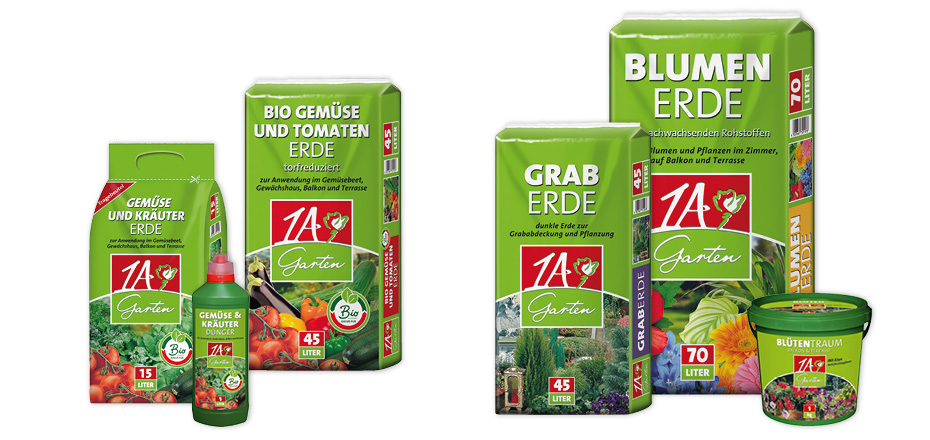 Erde von 1A Garten.