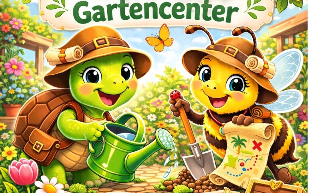 Schildegard & Brummelina auf Rätseltour durchs Gartencenter!