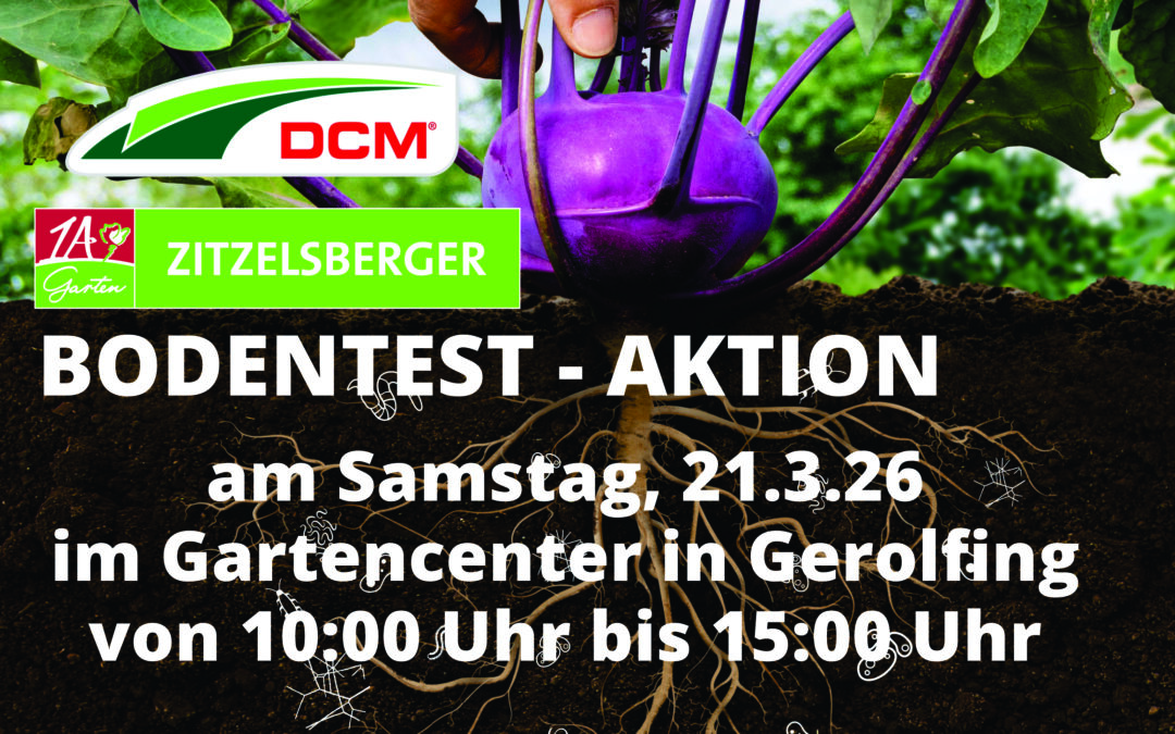 Bodentestaktion bei 1A Garten Zitzelsberger